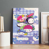 Japanese Kawaii Sushi Canvas Wall Art Blue Wagara Palaka This Is How I Roll - Wonder Print Shop