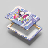 Japanese Kawaii Sushi Canvas Wall Art Blue Wagara Palaka This Is How I Roll - Wonder Print Shop