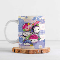 Personalized Japanese Kawaii Sushi Ceramic Mug Blue Wagara Palaka This Is How I Roll - Wonder Print Shop
