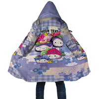 Personalized Japanese Kawaii Sushi Cloak Blue Wagara Palaka This Is How I Roll - Wonder Print Shop