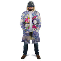 Personalized Japanese Kawaii Sushi Cloak Blue Wagara Palaka This Is How I Roll - Wonder Print Shop