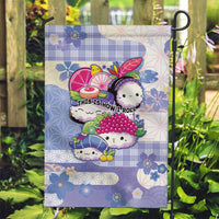 Japanese Kawaii Sushi Garden Flag Blue Wagara Palaka This Is How I Roll - Wonder Print Shop