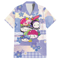 Personalized Japanese Kawaii Sushi Hawaiian Shirt Blue Wagara Palaka This Is How I Roll - Wonder Print Shop