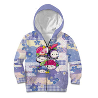 Personalized Japanese Kawaii Sushi Kid Hoodie Blue Wagara Palaka This Is How I Roll - Wonder Print Shop