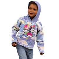 Personalized Japanese Kawaii Sushi Kid Hoodie Blue Wagara Palaka This Is How I Roll - Wonder Print Shop