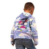 Personalized Japanese Kawaii Sushi Kid Hoodie Blue Wagara Palaka This Is How I Roll - Wonder Print Shop