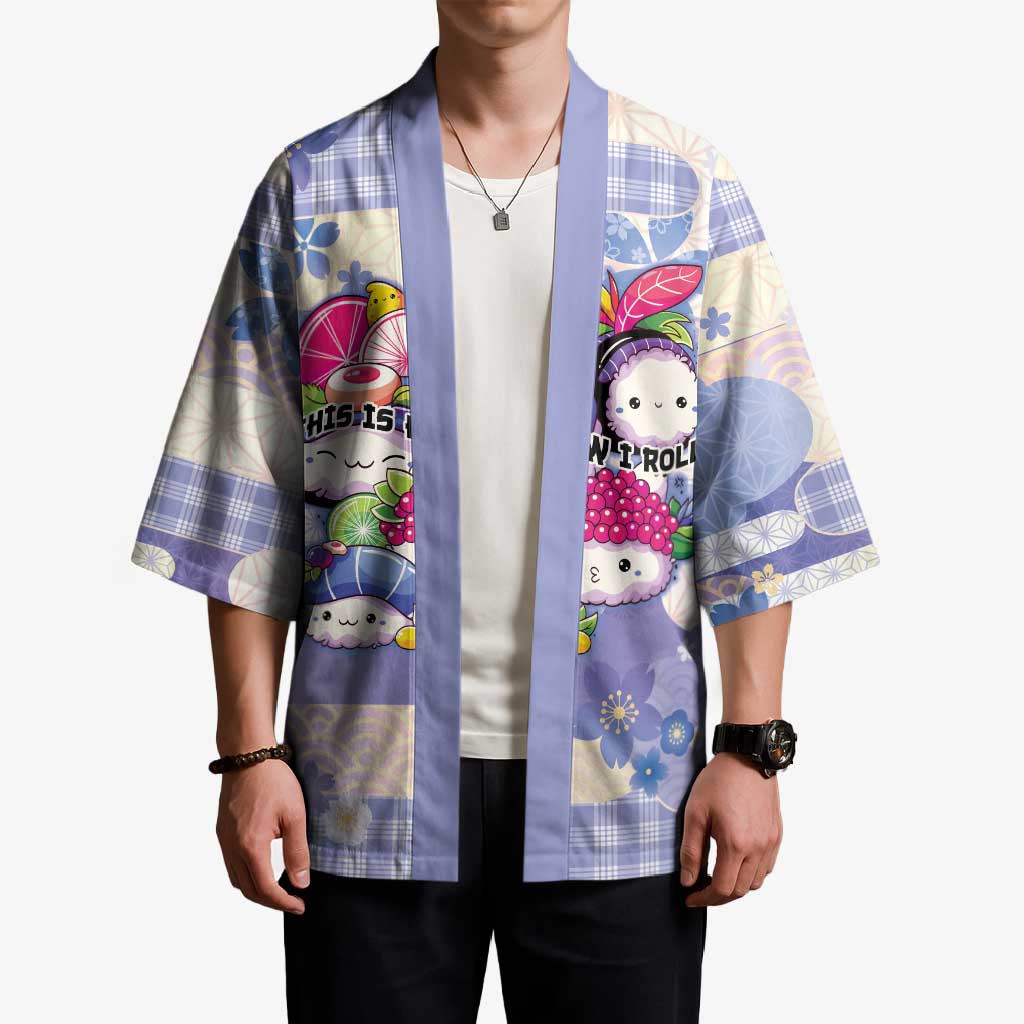 Personalized Japanese Kawaii Sushi Kimono Blue Wagara Palaka This Is How I Roll - Wonder Print Shop