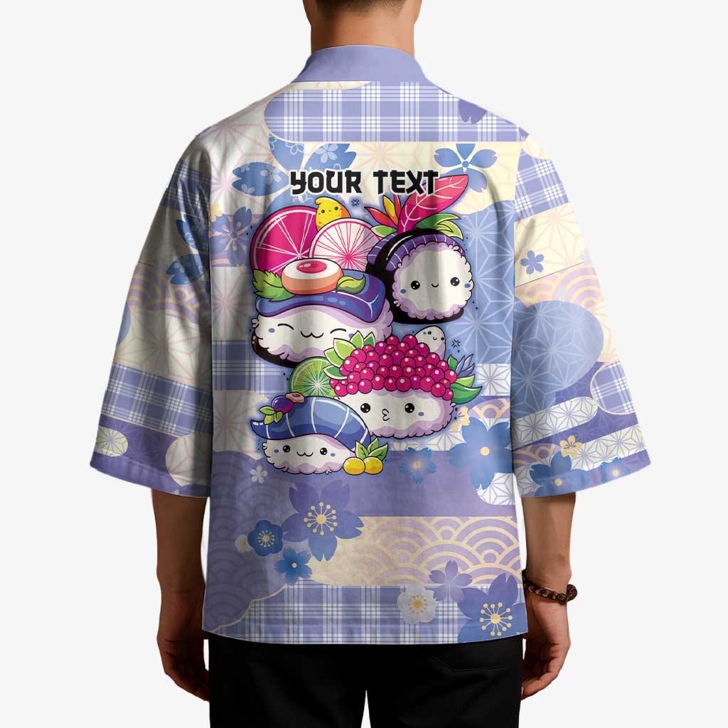 Personalized Japanese Kawaii Sushi Kimono Blue Wagara Palaka This Is How I Roll - Wonder Print Shop