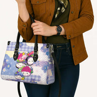 Japanese Kawaii Sushi Leather Bag Blue Wagara Palaka This Is How I Roll - Wonder Print Shop