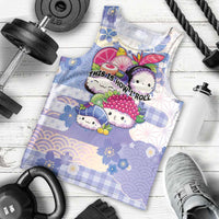 Personalized Japanese Kawaii Sushi Men Tank Top Blue Wagara Palaka This Is How I Roll - Wonder Print Shop