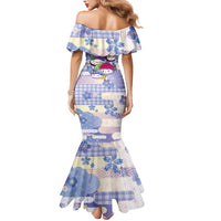 Personalized Japanese Kawaii Sushi Mermaid Dress Blue Wagara Palaka This Is How I Roll - Wonder Print Shop