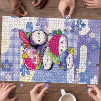 Japanese Kawaii Sushi Puzzle Blue Wagara Palaka This Is How I Roll - Wonder Print Shop