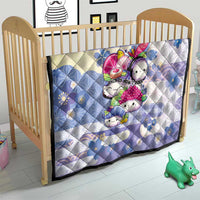 Japanese Kawaii Sushi Quilt Blue Wagara Palaka This Is How I Roll - Wonder Print Shop