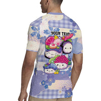 Personalized Japanese Kawaii Sushi Rugby Jersey Blue Wagara Palaka This Is How I Roll - Wonder Print Shop