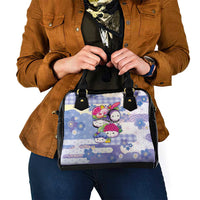 Japanese Kawaii Sushi Shoulder Handbag Blue Wagara Palaka This Is How I Roll - Wonder Print Shop