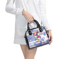 Japanese Kawaii Sushi Shoulder Handbag Blue Wagara Palaka This Is How I Roll - Wonder Print Shop