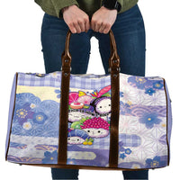 Japanese Kawaii Sushi Travel Bag Blue Wagara Palaka This Is How I Roll - Wonder Print Shop