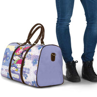 Japanese Kawaii Sushi Travel Bag Blue Wagara Palaka This Is How I Roll - Wonder Print Shop