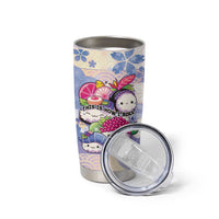 Personalized Japanese Kawaii Sushi Tumbler Cup Blue Wagara Palaka This Is How I Roll - Wonder Print Shop