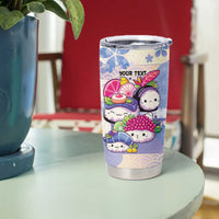 Personalized Japanese Kawaii Sushi Tumbler Cup Blue Wagara Palaka This Is How I Roll - Wonder Print Shop