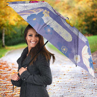 Japanese Kawaii Sushi Umbrella Blue Wagara Palaka This Is How I Roll - Wonder Print Shop