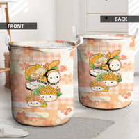Japanese Kawaii Sushi Laundry Basket Peach Wagara Palaka This Is How I Roll - Wonder Print Shop