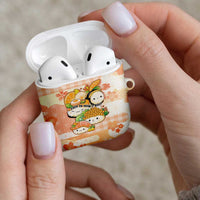 Japanese Kawaii Sushi AirPods Case Peach Wagara Palaka This Is How I Roll - Wonder Print Shop