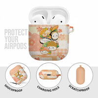 Japanese Kawaii Sushi AirPods Case Peach Wagara Palaka This Is How I Roll - Wonder Print Shop