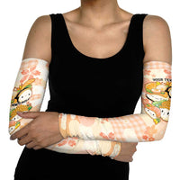 Personalized Japanese Kawaii Sushi Arm Sleeves Peach Wagara Palaka This Is How I Roll - Wonder Print Shop