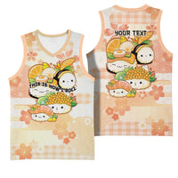 Personalized Japanese Kawaii Sushi Basketball Jersey Peach Wagara Palaka This Is How I Roll - Wonder Print Shop