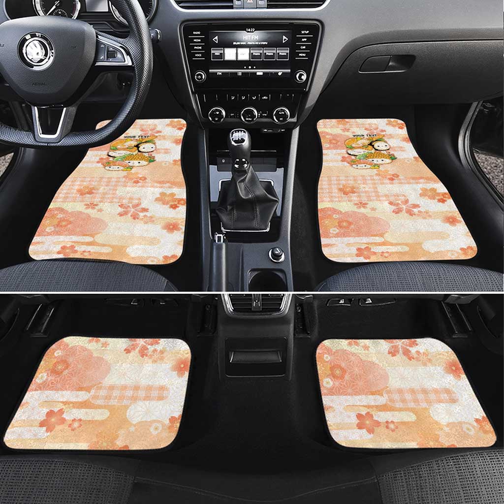 Personalized Japanese Kawaii Sushi Car Mats Peach Wagara Palaka This Is How I Roll - Wonder Print Shop