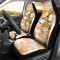 Japanese Kawaii Sushi Car Seat Cover Peach Wagara Palaka This Is How I Roll - Wonder Print Shop