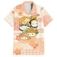 Personalized Japanese Kawaii Sushi Hawaiian Shirt Peach Wagara Palaka This Is How I Roll - Wonder Print Shop