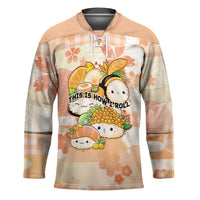 Personalized Japanese Kawaii Sushi Hockey Jersey Peach Wagara Palaka This Is How I Roll - Wonder Print Shop