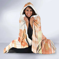 Japanese Kawaii Sushi Hooded Blanket Peach Wagara Palaka This Is How I Roll - Wonder Print Shop