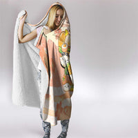 Japanese Kawaii Sushi Hooded Blanket Peach Wagara Palaka This Is How I Roll - Wonder Print Shop