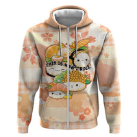 Personalized Japanese Kawaii Sushi Hoodie Peach Wagara Palaka This Is How I Roll - Wonder Print Shop