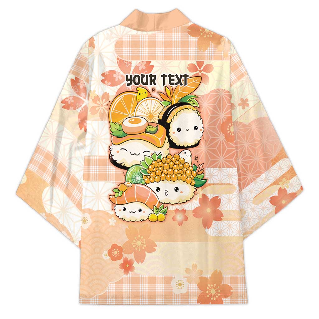 Personalized Japanese Kawaii Sushi Kimono Peach Wagara Palaka This Is How I Roll - Wonder Print Shop