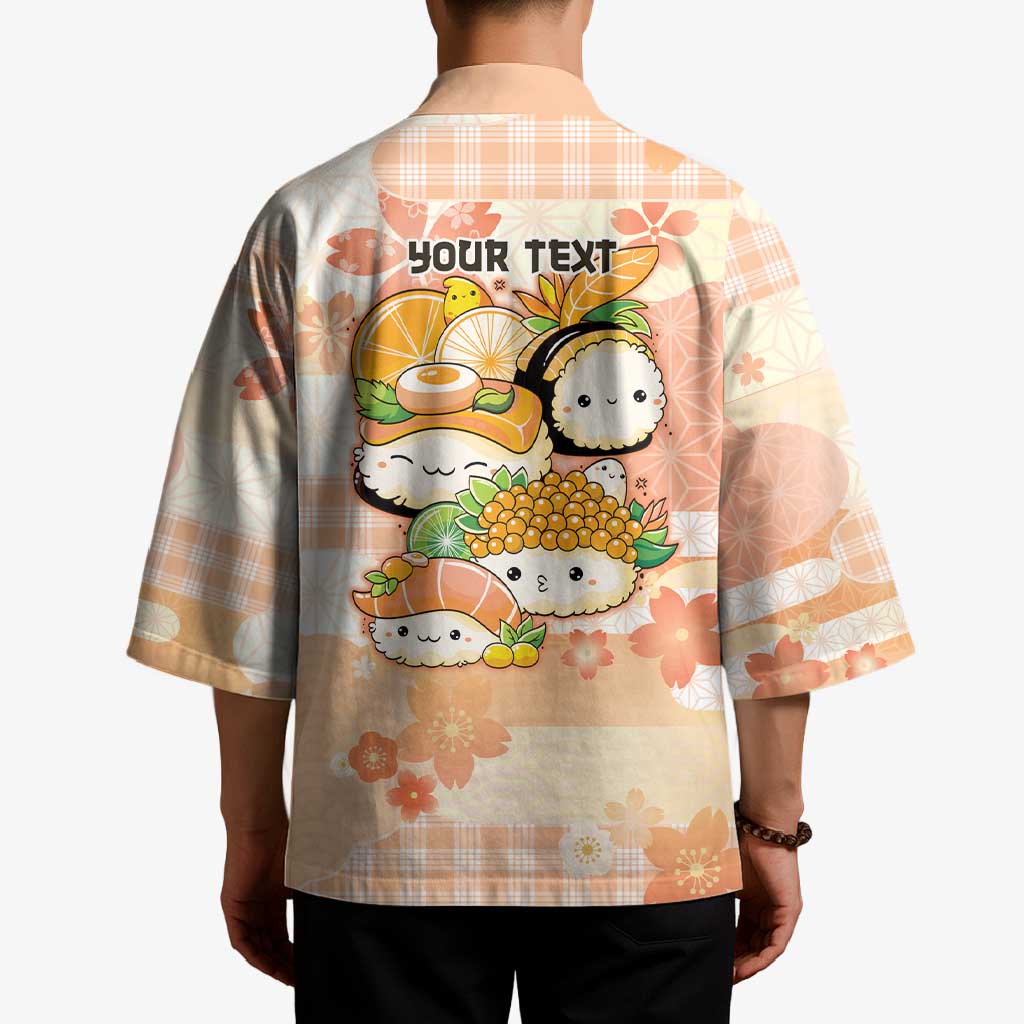 Personalized Japanese Kawaii Sushi Kimono Peach Wagara Palaka This Is How I Roll - Wonder Print Shop