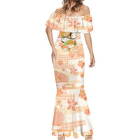 Personalized Japanese Kawaii Sushi Mermaid Dress Peach Wagara Palaka This Is How I Roll - Wonder Print Shop