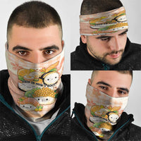 Japanese Kawaii Sushi Neck Gaiter Peach Wagara Palaka This Is How I Roll - Wonder Print Shop