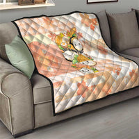 Japanese Kawaii Sushi Quilt Peach Wagara Palaka This Is How I Roll - Wonder Print Shop