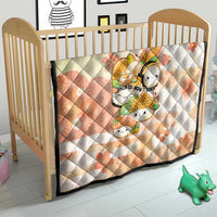 Japanese Kawaii Sushi Quilt Peach Wagara Palaka This Is How I Roll - Wonder Print Shop