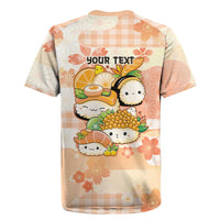 Personalized Japanese Kawaii Sushi Rugby Jersey Peach Wagara Palaka This Is How I Roll - Wonder Print Shop