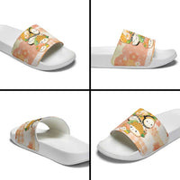 Japanese Kawaii Sushi Slide Sandals Peach Wagara Palaka This Is How I Roll - Wonder Print Shop