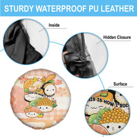 Japanese Kawaii Sushi Spare Tire Cover Peach Wagara Palaka This Is How I Roll - Wonder Print Shop