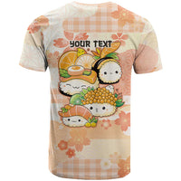 Personalized Japanese Kawaii Sushi T Shirt Peach Wagara Palaka This Is How I Roll - Wonder Print Shop