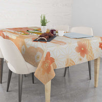 Japanese Kawaii Sushi Tablecloth Peach Wagara Palaka This Is How I Roll - Wonder Print Shop