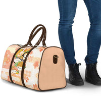 Japanese Kawaii Sushi Travel Bag Peach Wagara Palaka This Is How I Roll - Wonder Print Shop