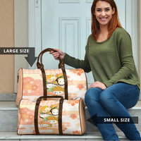 Japanese Kawaii Sushi Travel Bag Peach Wagara Palaka This Is How I Roll - Wonder Print Shop